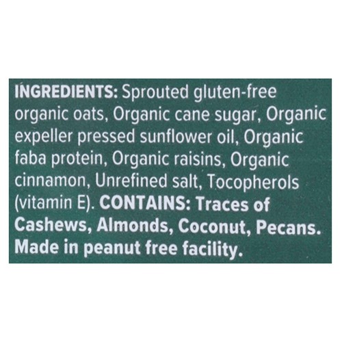 One Degree Organic Foods Protein Granola Sprouted Cinnamon Raisin 283 g