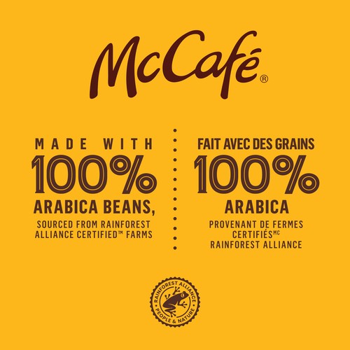 McCafé Whole Bean Coffee Rainforest Espresso Dark Roast 300 g