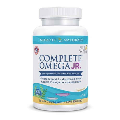 Nordic Naturals Junior Omega 3-6-9 Softgels 90 Count