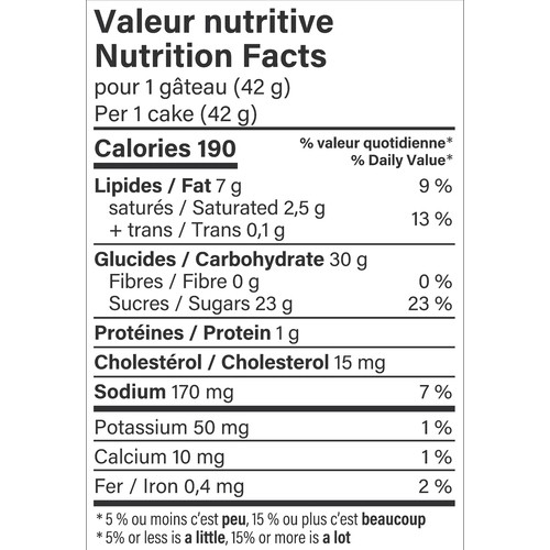 Vachon Roulé Roll Strawberry Shortcake flavoured 250 g
