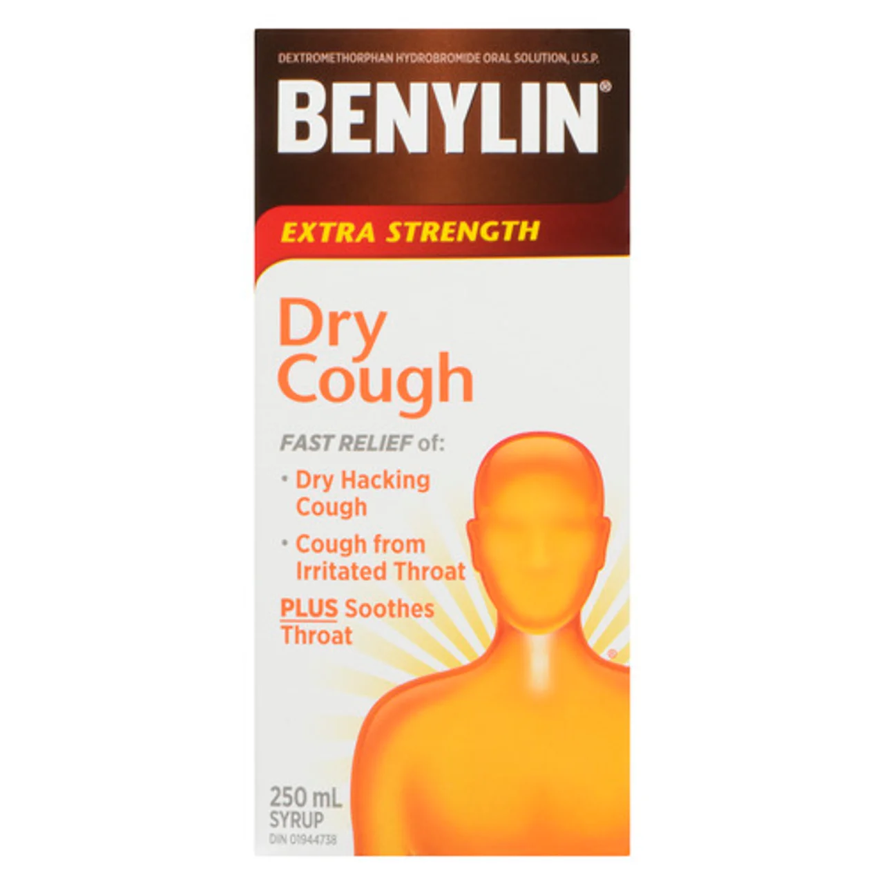 Benylin Dry Cough Extra Strength, 2 x 250 mL