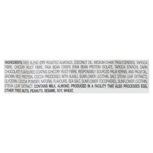 Love Good Fats Nut Bar Chewy Nutty Dark Chocolate Sea Salt & Almond Bar 12 x 40 g