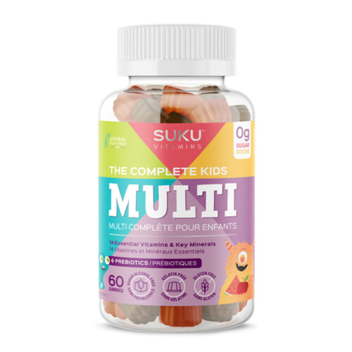 SUKU Vitamins Kids Complete Multi Gummies 60 Count