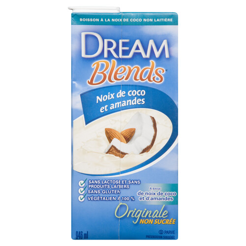 Dream Non Dairy Gluten-Free Beverage Coconut & Almond Unsweetened 946 ml
