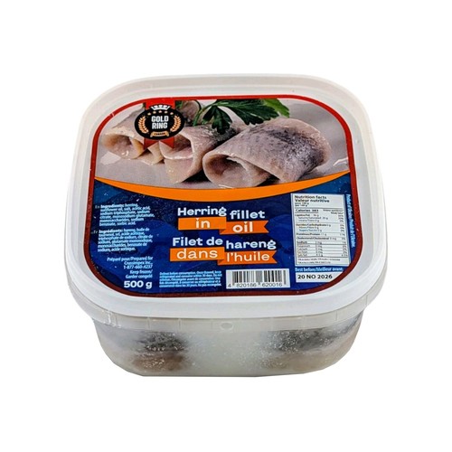 Gold Ring Herring Fillet In Oil  500 g