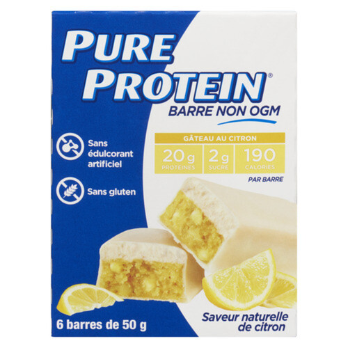 Pure Protein Gluten-Free Bar Non GMO Lemon 50 g