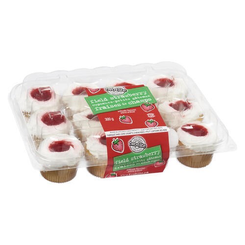 Two Bite Petits Gâteaux fraises de champs 300 g