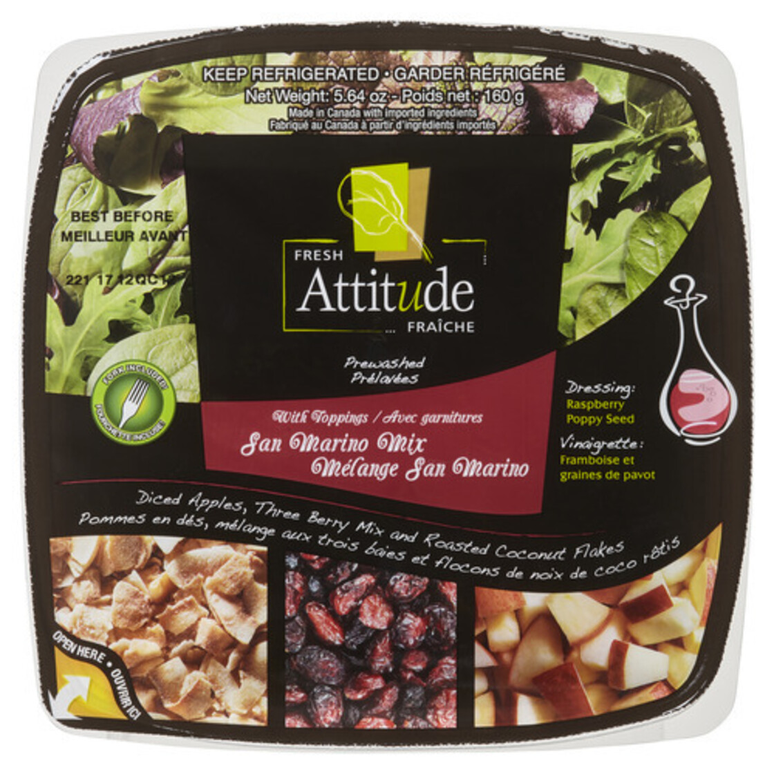 Fresh Attitude Salad Kit San Marino Single Mix 160 g Voilà Online