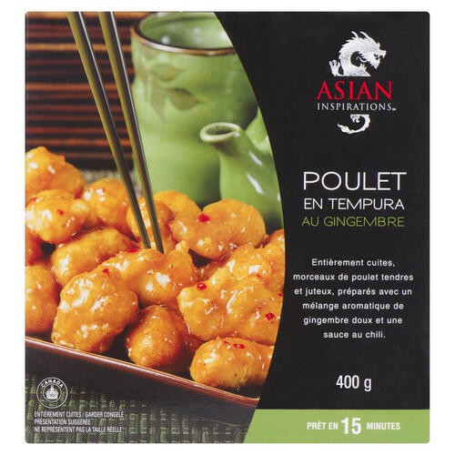 Asian Inspirations Frozen Tempura Chicken Ginger 400 g
