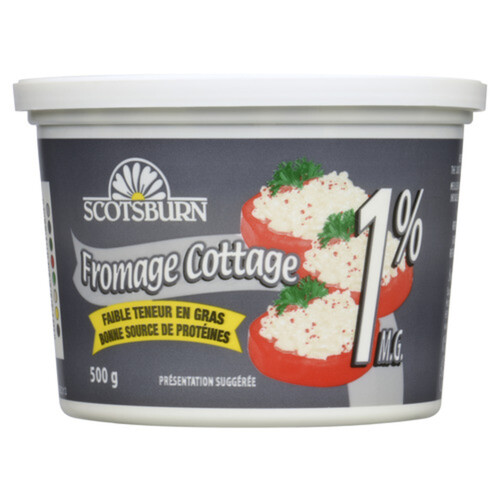 Scotsburn 1% Cottage Cheese Low Fat 500 g