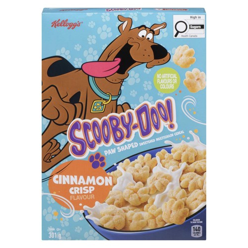 Kellogg's Scooby Doo Cereal Cinnamon Crisp 301 g