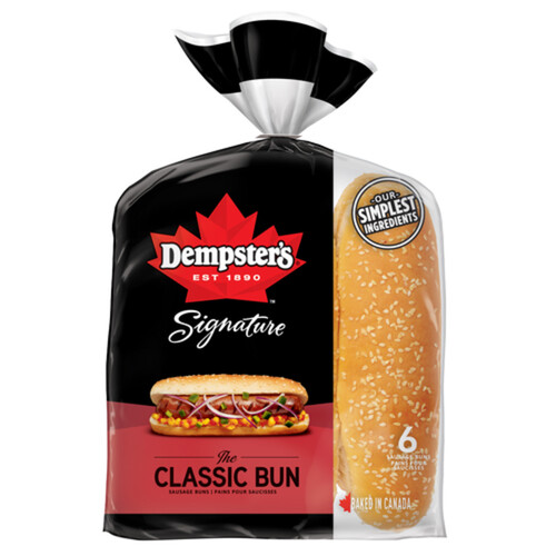 Dempster's Signature The Classic Sausage Buns 6 Pack 432 g