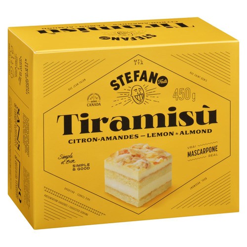 Stefano Faita Tiramisu Lemon Almond 450 g (frozen)
