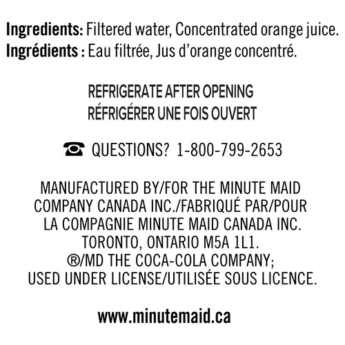 Minute Maid Orange Juice 1 L  (carton)