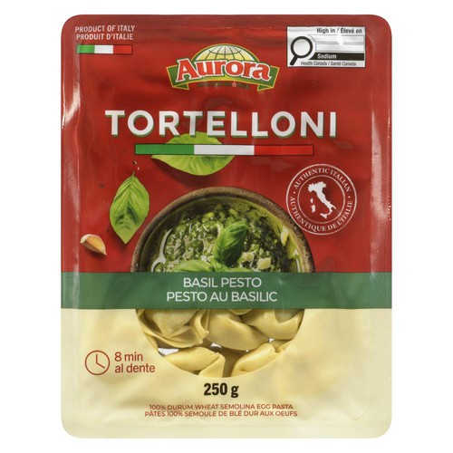 Aurora Tortelloni Pasta Basil Pesto 250 g