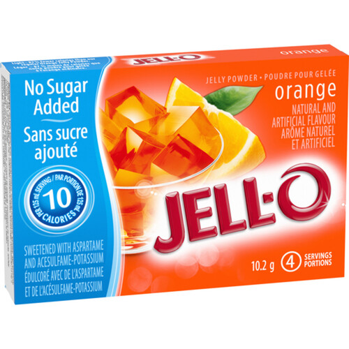 Jell-O No Added Sugar Jelly Powder Orange 10.2 g