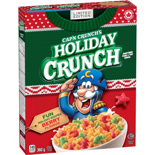 Cap'n Crunch Cereal Holiday Crunch 360 g