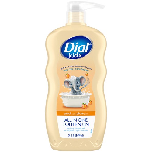 Dial Kids 3 In 1 Body Wash Peach 709 ml