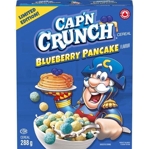 Cap’n Crunch Cereal Blueberry Pancake Flavour 288 g
