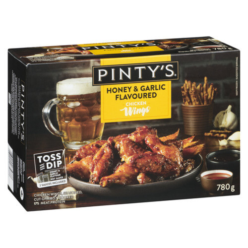 Pinty's Frozen Chicken Wings Honey And Garlic 780 g