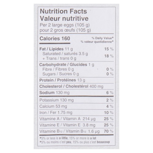 Vita White Eggs Free Run Large Value Size 30 Count