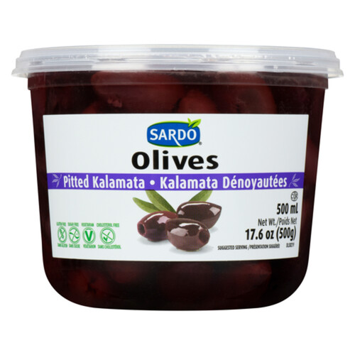 Sardo Olives Kalamata Pitted 500 ml