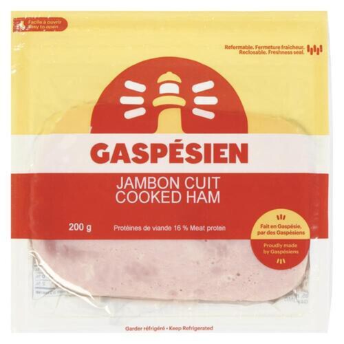 Gaspesien Deli Sliced Cooked Ham 200 g