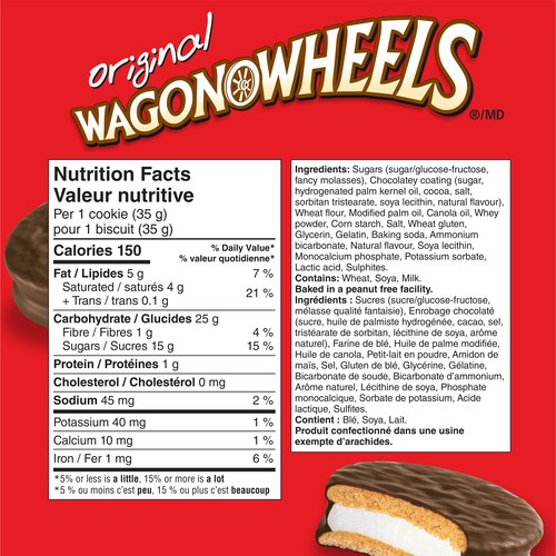 Dare Peanut-Free Wagon Wheels Original Coated Chocolate 630 g