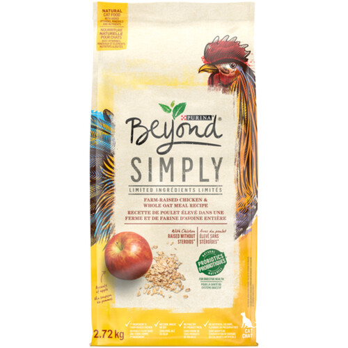 Beyond Dry Cat Food Simply Farm-Raised Chicken & Whole Oat Meal 2.72 kg
