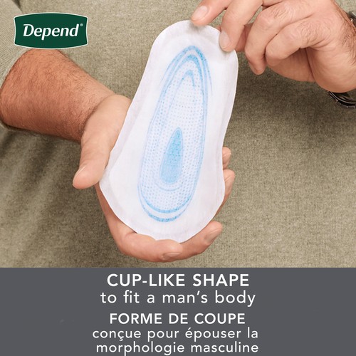 Depend Shields For Men Light 58 Count