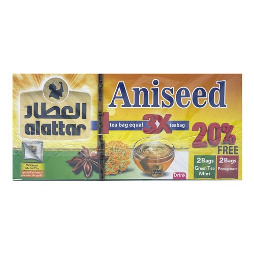 Alattar Herbals Tea Aniseed Variety 20 Tea Bags