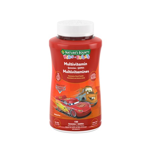 Nature's Bounty Kids Multivitamin Disney Pixar Cars 150 Count