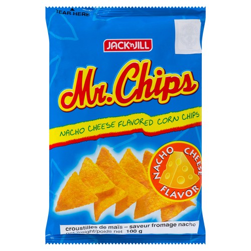 Jack & Jill  Mr. Chips Corn Chips Nacho Cheese 100 g