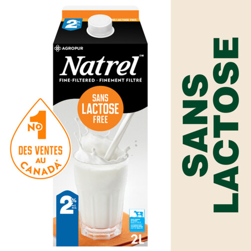 Natrel Lactose-Free 2% Milk 2 L