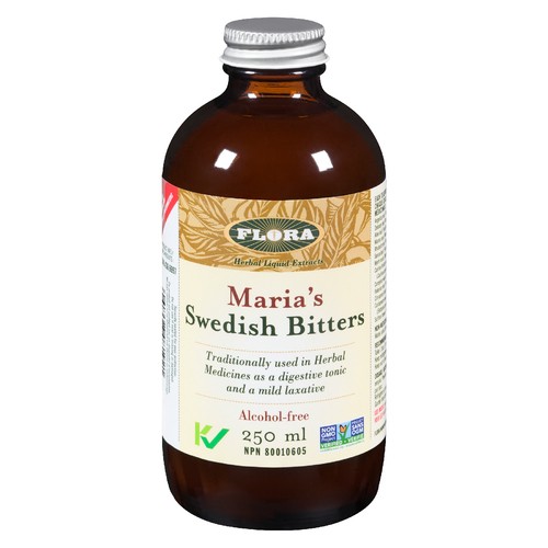 Flora Alcohol-Free Swedish Bitters Medicines As a Digestive Tonic & Mild Laxative 250 ml