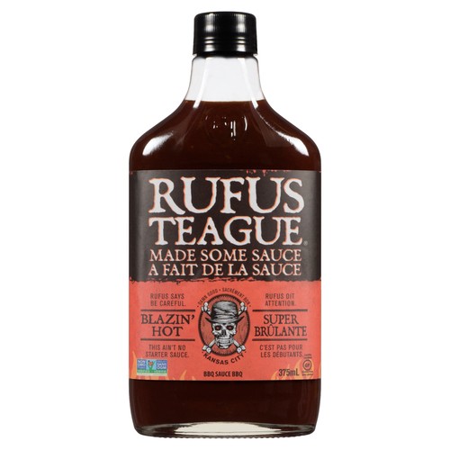 Rufus Teague Barbeque Sauce Blazin Hot 375 ml