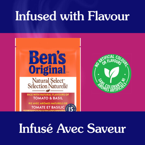 Ben's Original Natural Select Rice Tomato & Basil Flavour 397 g