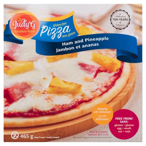 Judy G Gluten-Free Frozen Pizza Ham & Pineapple 465 g