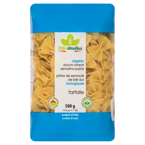 Bioitalia Organic Pasta Farfalle 500 g
