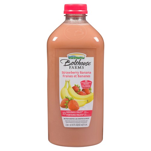 Bolthouse Farms Fruit Smoothie Strawberry Banana 1.54 L