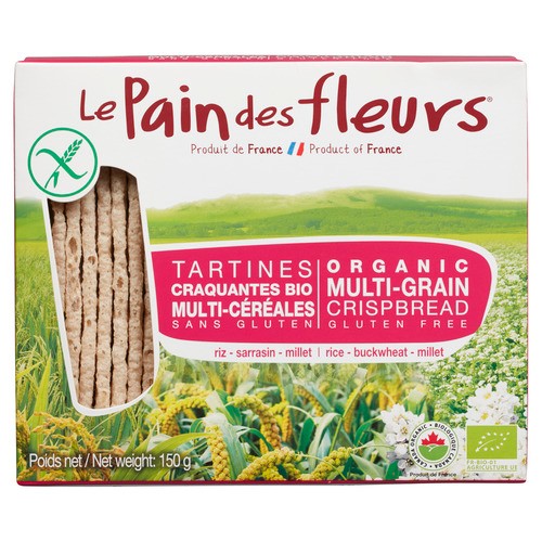 Pain des Fleurs Gluten-Free & Organic Multi-Grain Crispbread 150 g