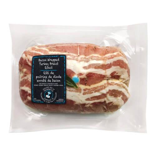 Generic Turkey Breast Roast Wrapped With Bacon 1 kg