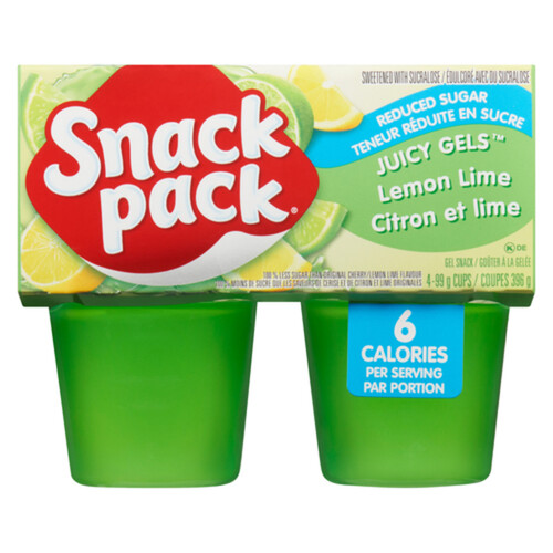 Snack Pack Gluten-Free Juicy Gels Lemon Lime 396 g