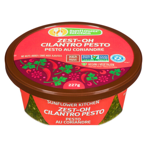 Sunflower Kitchen ZestOh Pesto Cilantro 227 g Voilà Online Groceries