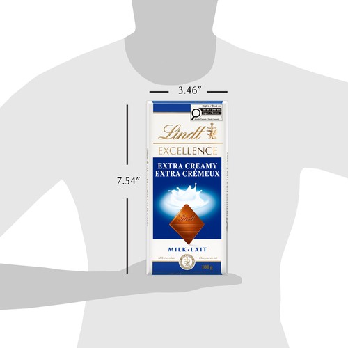 Lindt Excellence Milk Chocolate Bar Extra Creamy 100 g
