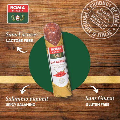 Roma D'Italia Calabrese Salamino Hot 175 g