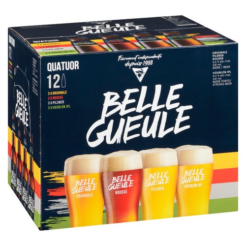 Belle Gueule Mixed Beer 12 x 341 ml (bottles)