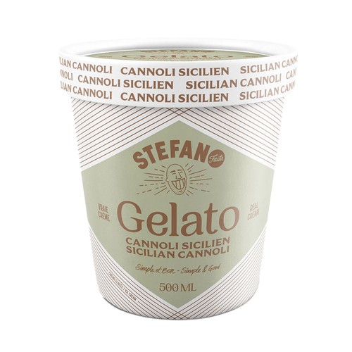 Stefano Faita Gelato Italian Style Sicilian Cannoli 500 ml