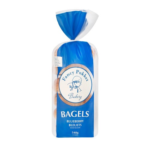 Fancy Pokket Bagel Blueberry Sliced 6 x 90 g