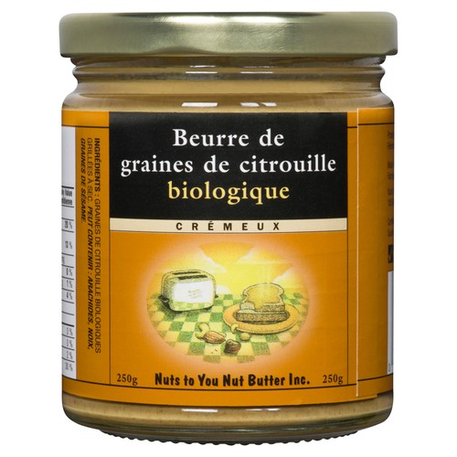Nuts To You Organic Butter Pumpkin Seed Smooth 250 g